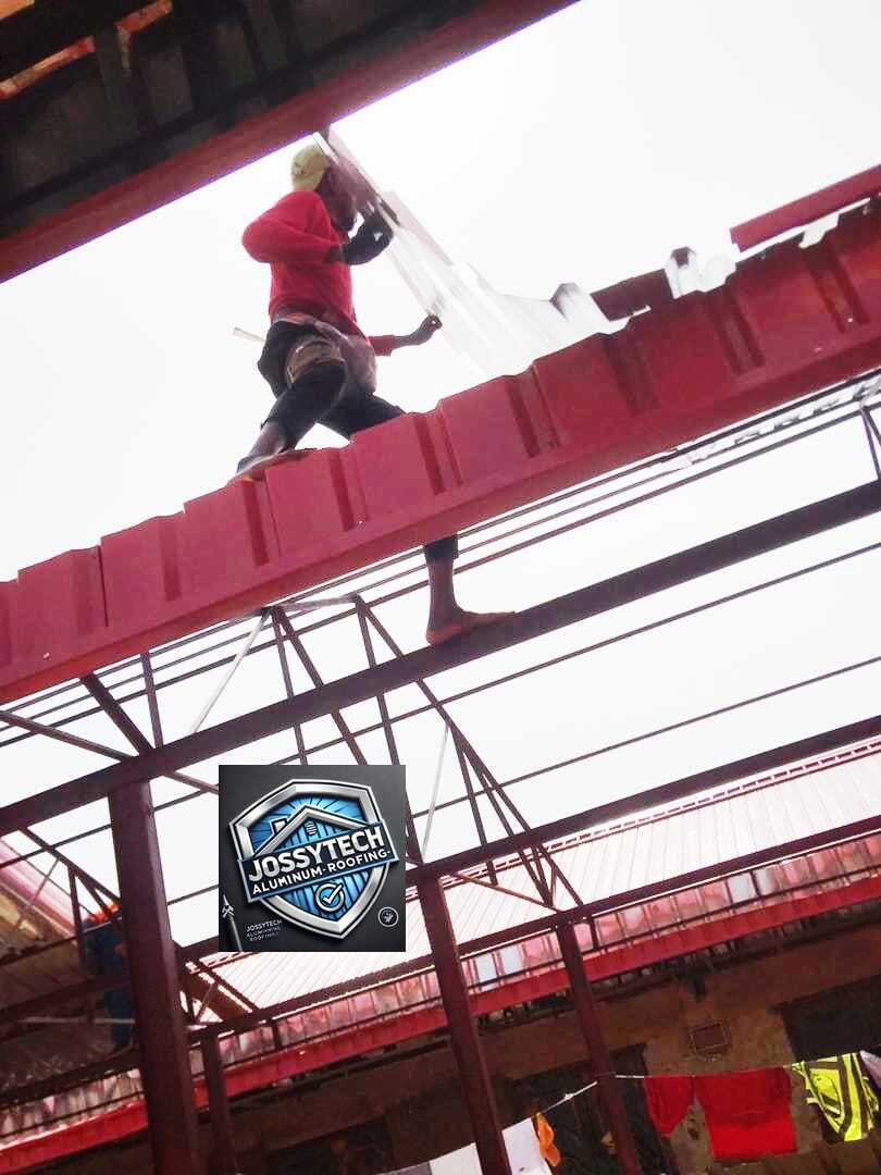 roofing lagos nigeriajossytech aluminium roofing